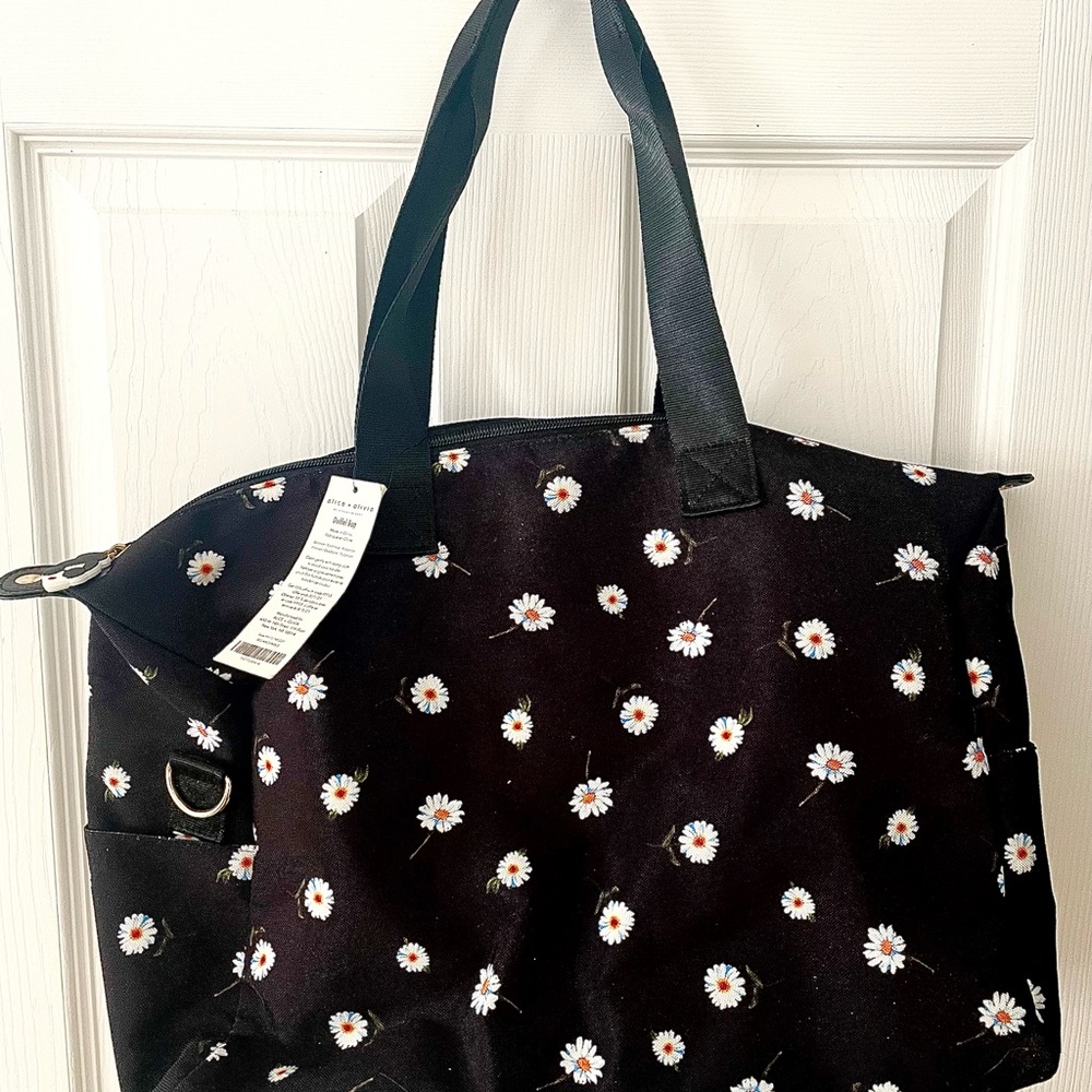 Alice + Olivia Black Weekender Duffel